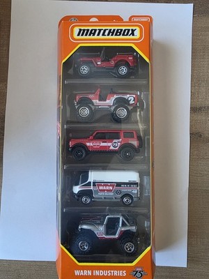 Matchbox 5er-Pack Warn Industries