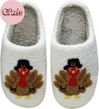 Cute House Slippers for Women Men Fluffy Plush Warm Animal Slippers Winter Comfy