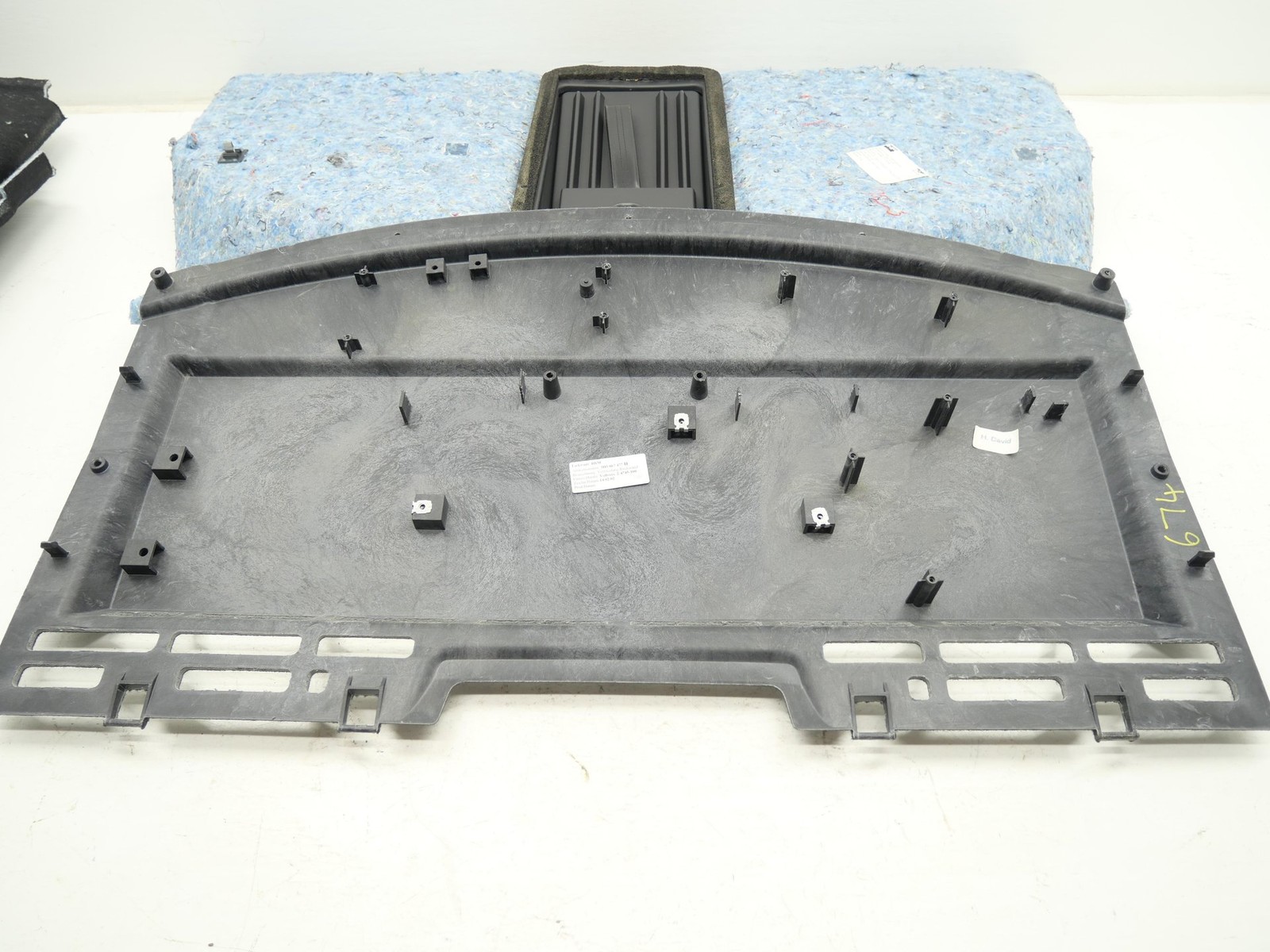 2005 Bentley Continental GT Interior Trunk Carpet Liner Trim Panel Set Black OEM
