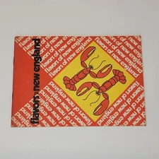 1974 Flavors of New England Cookbook Delta Airlines lobster vintage cook book