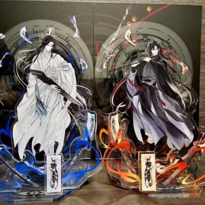 2pcs MDZS Wei Wuxian Lan Wangji Mo Dao Zu Shi Acrylic Stand 10cm Collection