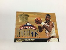 1994/95 Fleer NBA Basketball Card LEAGUE LEADERS CHASE CARD #4 DIKEMBE MUTOMBO
