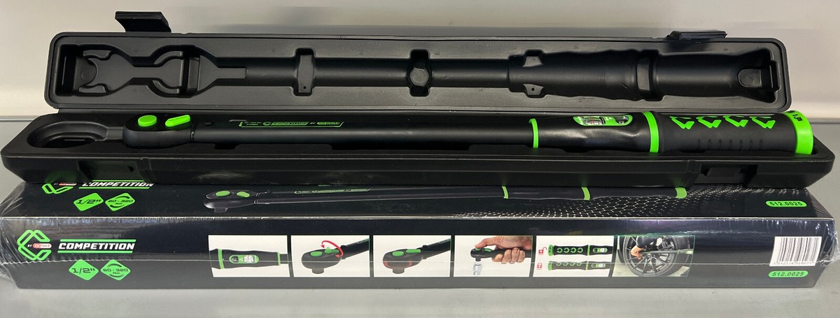 COMPETITION Drehmomentschlüssel 60-320 Nm – 1/2 Zoll, Mit Ratschenkopf, Von KS TOOLS