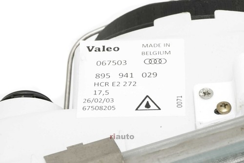 Audi Coupe Type89 80 B3 90 Valeo Headlight 895941029 895941030 NG 7A 2.3 L2 - Picture 9 of 10