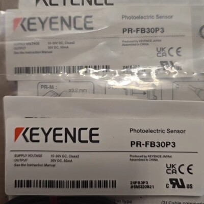 One New Keyence PR-FB30P3 Photoelectric Sensor PRFB30P3