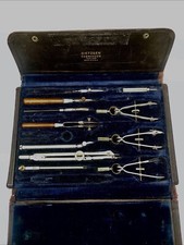 Vintage 1940's Dietzgen Drafting Tools Made In USA 11 Pieces