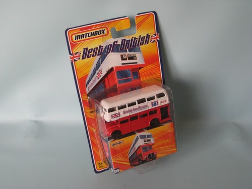 Matchbox Routemaster Bus 58 White Toy Model Car 75mm Best of British RARE 08 b - Picture 2 of 2
