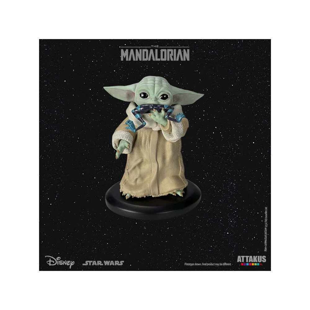 Figurine de collection Star Wars Yoda & Luke Skywalker Attakus 1/10 (SW026