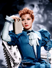 GREER GARSON von Chris Charles A3 HD KUNSTDRUCK KOLORIERUNG FOTODRUCK Porträt