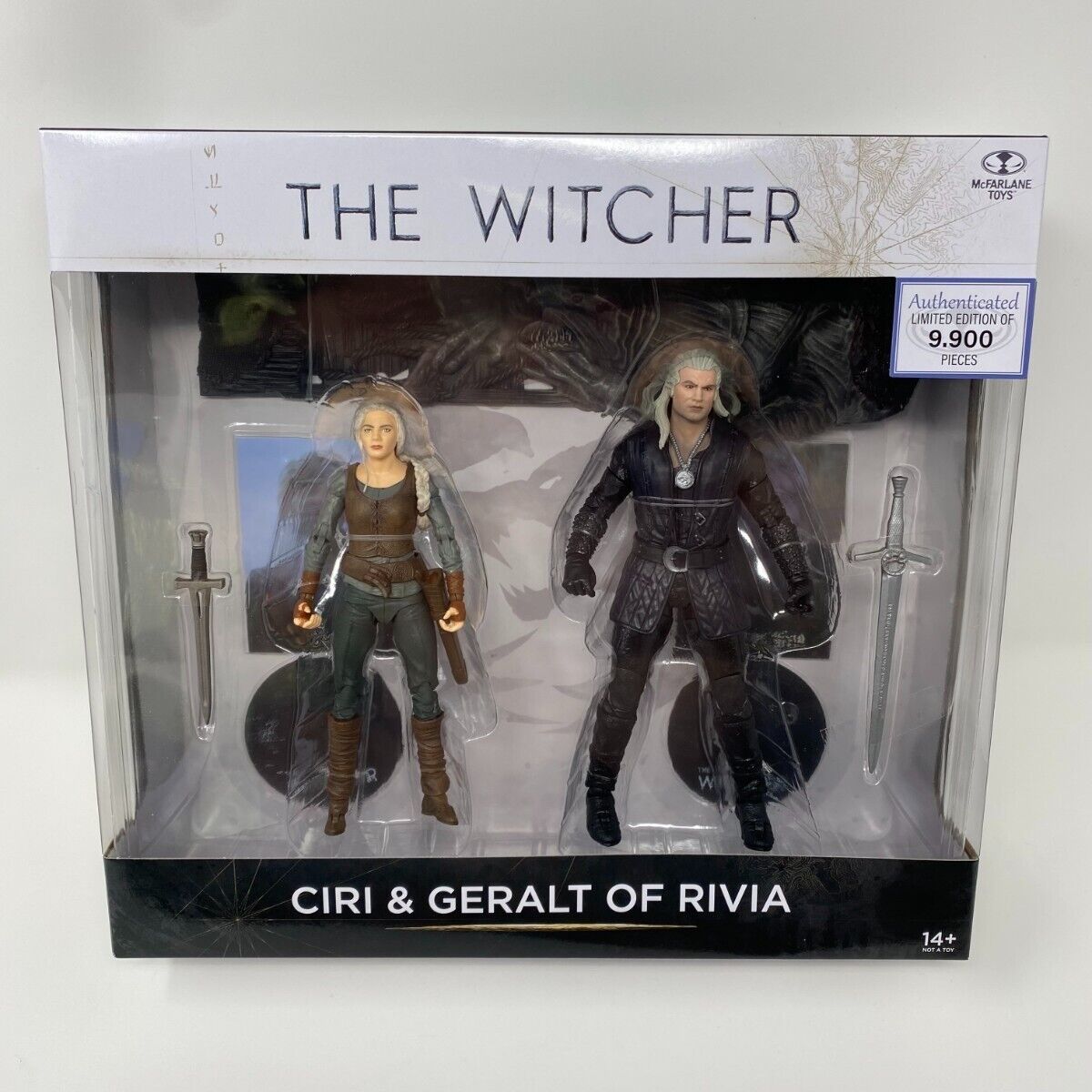  McFarlane Toys Netflix The Witcher Geralt of Rivia (Season 2)  7 Action Figure with Accessories : Toys & Games