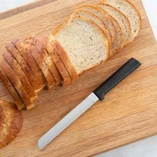 RADA CUTLERY W236 6" BREAD KNIFE BLACK HANDLE