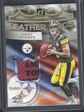 KENNY PICKETT 2022 PANINI DONRUSS LEATHER KINGS BALL PATCH ROOKIE RC #D 39/49