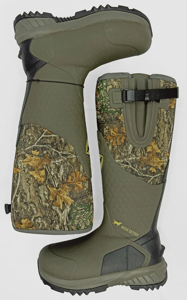 Irish Setter 17" MudTrek Primaloft Waterproof Realtree Camo Rubber Boot Men's 6 - Image 3 of 3