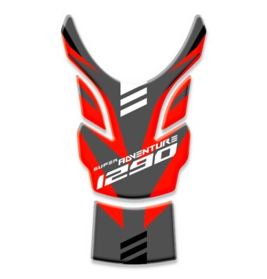 PARASERBATOIO RESINATO ADESIVO EFFETTO 3D, PER MOTO COMPATIBILE CON KTM 1290 Adventure S 2021-2022 Arancione