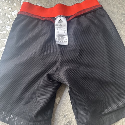 NWT Black Grey Adidas Shorts Boys Size 7-8 Large - Picture 11 of 11