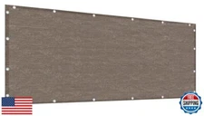 Alion Home© HDPE Privacy Screen Mesh for Pool, Patio, Deck, Balcony, Railing,