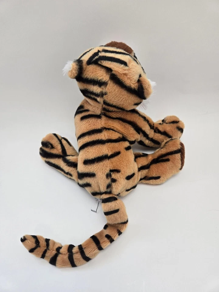 Peluche vintage Webkinz tigre de Bengala sin etiquetas, peluche Ganz (9 pulgadas) Foto 3 de 4