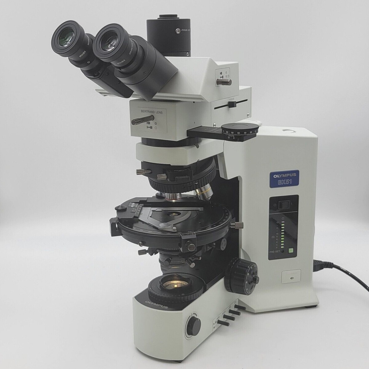 Olympus Microscope BX51 Pol Polarizing with Bertrand Lens | eBay
