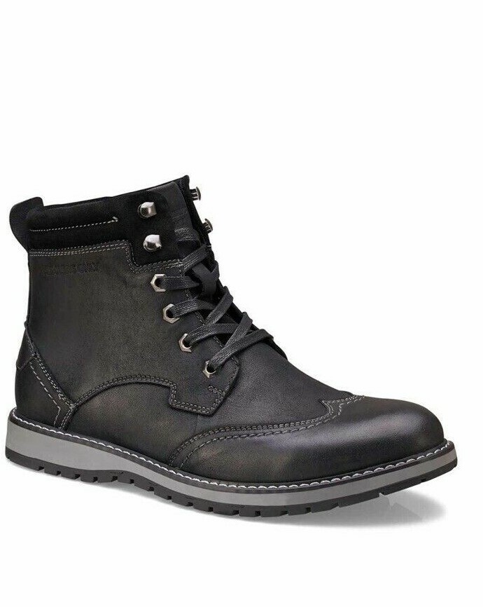 Members Only Men\'s Black Legacy Wingtip Boot COSIMO • Bespoke Custom Made & Fitted Wingtip Chelsea Boots  main image 4