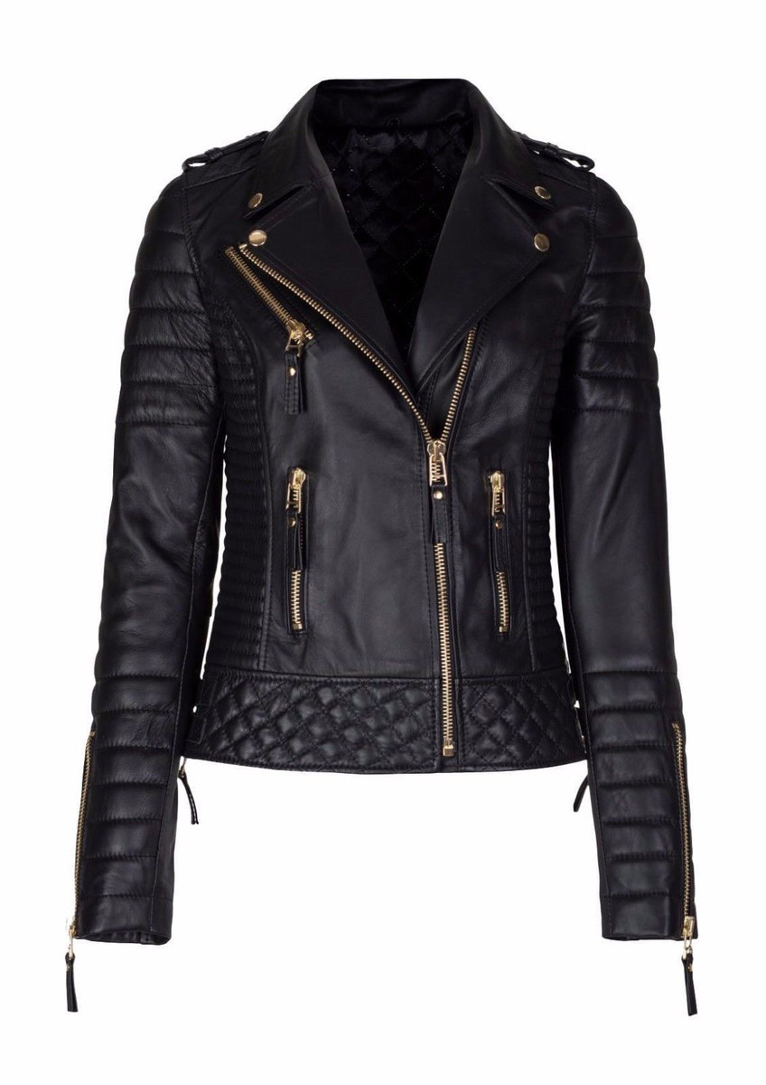 美品✨ melt the lady fake leather jacket 黒 Women's Soft Collarless Genuine Sheepskin 100% Leather
