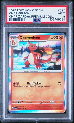 Pokemon Charizard Ex, Charmeleon, Charmander Premium Collection