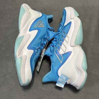 Adidas Mahomes 1 Impact FLX Sneakers HQ7167 Size 10.5 Sky Blue White Clouds Pe