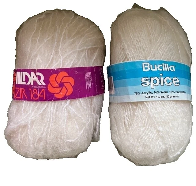 Bucilla Madeja hilos Blanco
