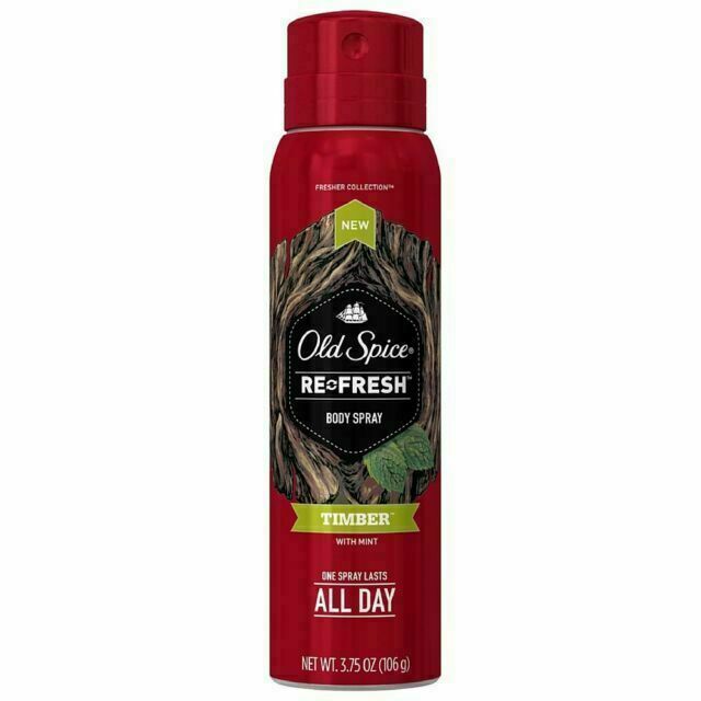 Old Spice Re Fresh Body Spray, TIMBER 3.75 oz