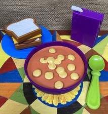 Play Food Soup N Sandwich Lunch Lot Juice Fisher Price Tikes Pretend Fun FPI-LL6