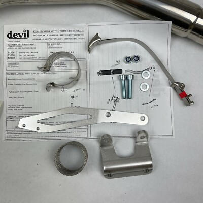 Auspuff Auspuffanlage DEVIL 71126 Yamaha Yzf600 R6 Schalldämpfer