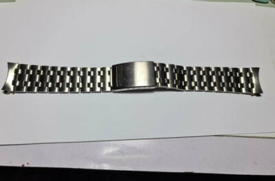 GENUINE BUCKLE STELUX VINTAGE BRACELET 18mm FITS TO 60s SEIKO KS