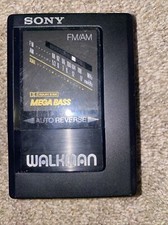 Vintage Sony Walkman Mega Bass WM AF604/BF604 AM FM Radio Cassette Player