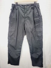 5.11 Tactical Pants Mens 36x32 Black Cargo Ripstop Work Utility Military Casual