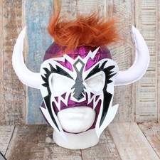Mexican Wrestling Mask Psychosis - Pink/Ginger Hair