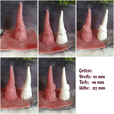 HANDARBEIT Handmade Latex Mould Casting Mold Concrete Mould for Concrete Gnome (048)