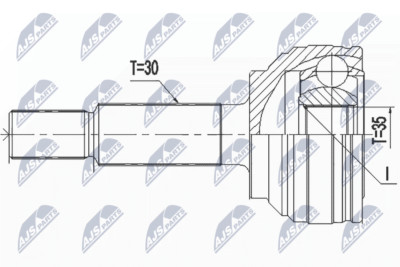 NTY NPZ-CH-034 Gelenkkit, Antriebswelle Für TESLA