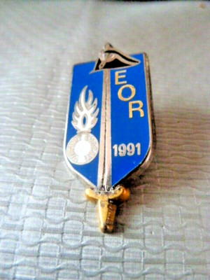 PIN'S GENDARMERIE / EOR / 1991 / VININT EVOCATI / BALLARD / RARE