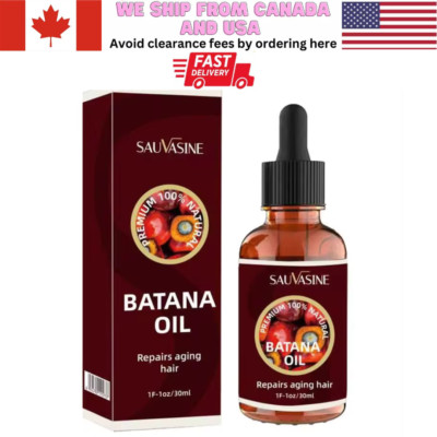 Raw Batana Oil Cold Pressed Unrefined, Pure Batana Oil, Moisturizing Massage Oil