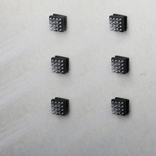 US Black/Chrome Shower Body Massage Spray Square Multi Jets Set Mixer Wall Mount