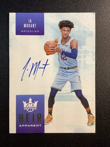 Ja Morant RC AUTO 2019-20 Court Kings - Heir Apparent #HA-JAM /149 GRIZZLIES