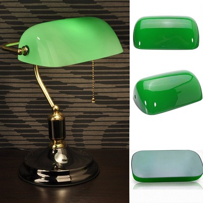 9x5 Lampshade Bankers Lamp Desk Lamp Replacement Glass Shade