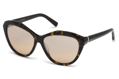 Swarovski SW135 52F Havana Tortoise Cat Eye Plastic 59-15-135 SK137 SW0135 SK135