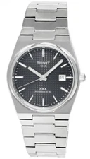 TISSOT PRX POWERMATIC 80 SS BLACK DIAL MEN'S WATCH T137.407.11.051.00