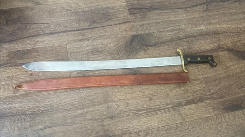 WW1 GERMAN KORFF & HONSBERG ANGELITO MACHETE NO 203K 24" BLADE SWORD KNIFE