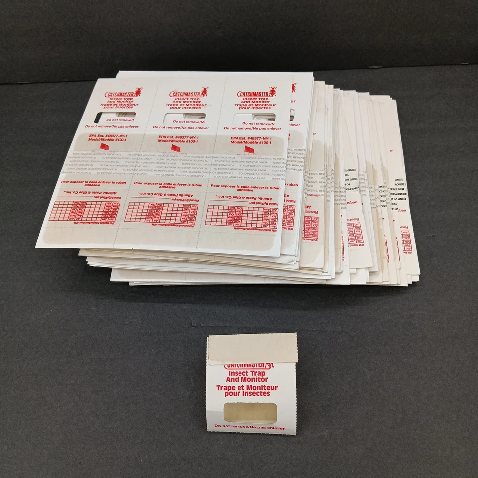 Catchmaster 100i Insect Monitors Glue - 100 Glue Boards (300 Monitors)