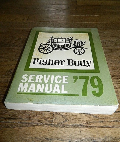 TWO Vintage 1979 Fisher Body & Pontiac Service Manuals Softcover Illustrated - Bild 2 von 12