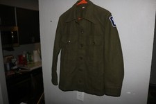 Exc Korean war type wool USGI shirt w insignia size Small 36 " chest