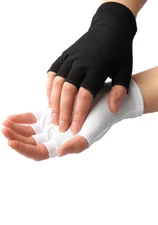 Nylon Half-Finger Wrist Gloves - Unisex USA Size -marching band, parade, uniform