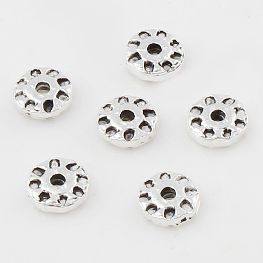 SALE 🌟 3 for 2 🌟 100 Silver Spacer Beads For Jewellery Making Different