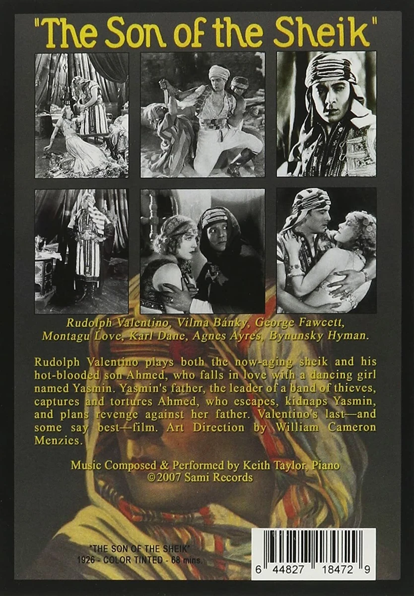 The Son of the Sheik (1926 silent) (DVD, 1926, B&W, Reel Film), *NEW*  644827184729 | eBay